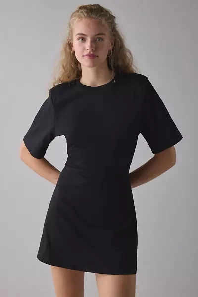 Glamorous Short Sleeve Jersey Knit Mini Dress