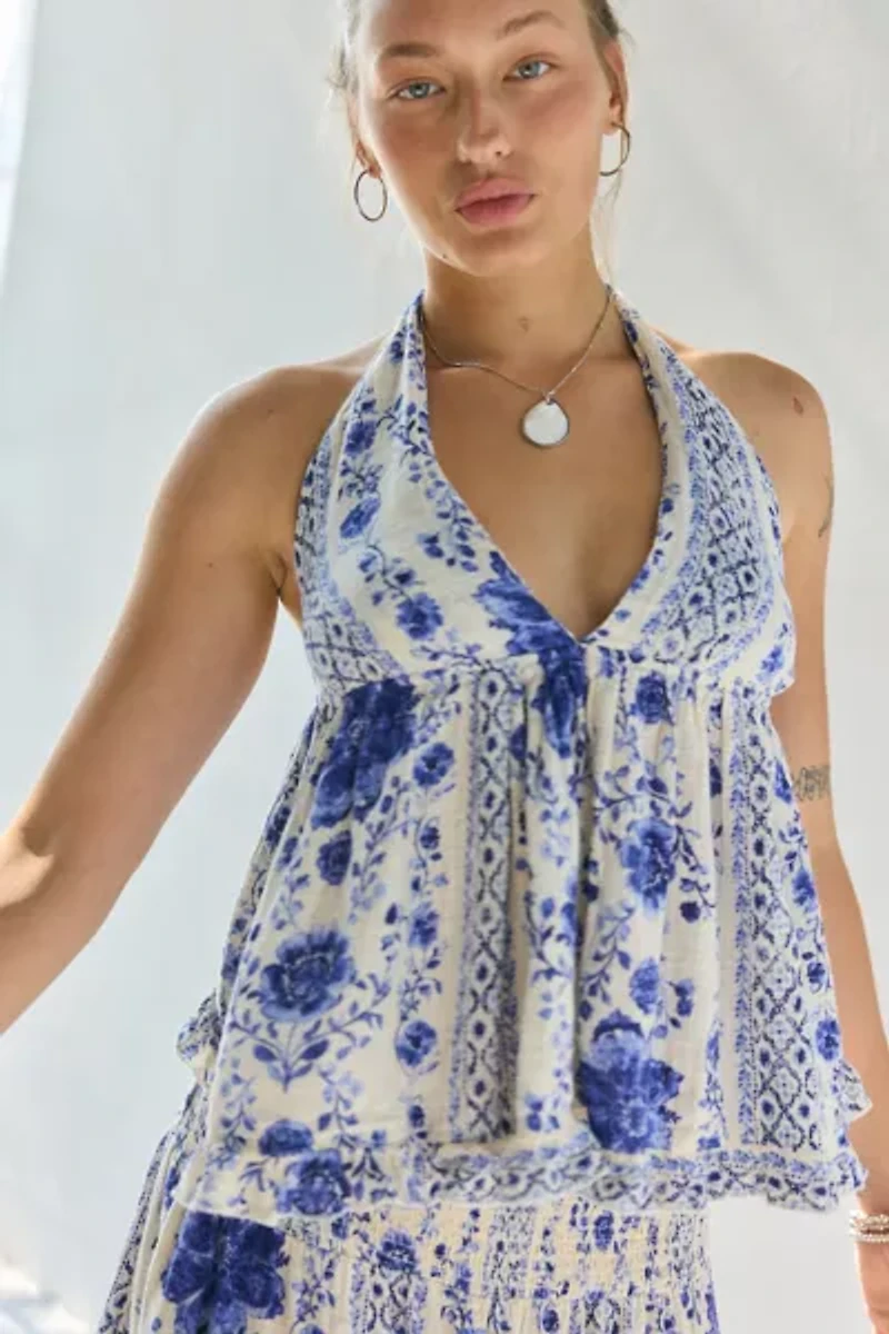 Out From Under Beachy Keen Plunge Babydoll Tank Top