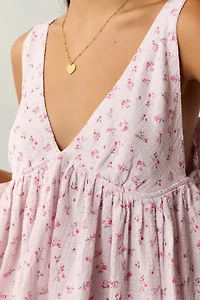 Out From Under Beachy Keen Plunge Babydoll Tank Top