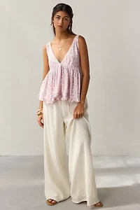 Out From Under Beachy Keen Plunge Babydoll Tank Top