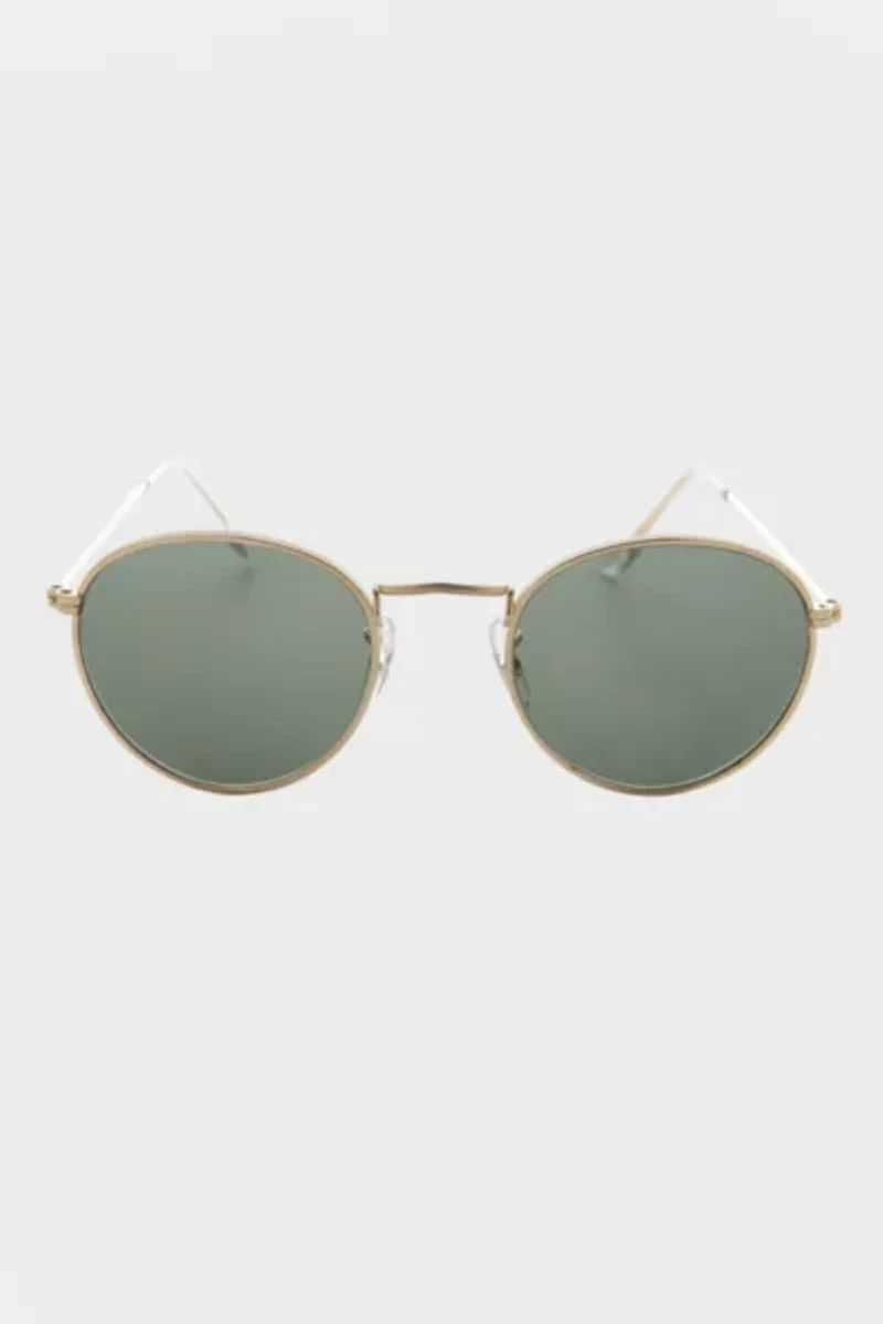 Vintage Julian Gold Round Sunglasses
