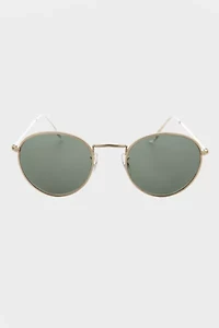 Vintage Julian Gold Round Sunglasses