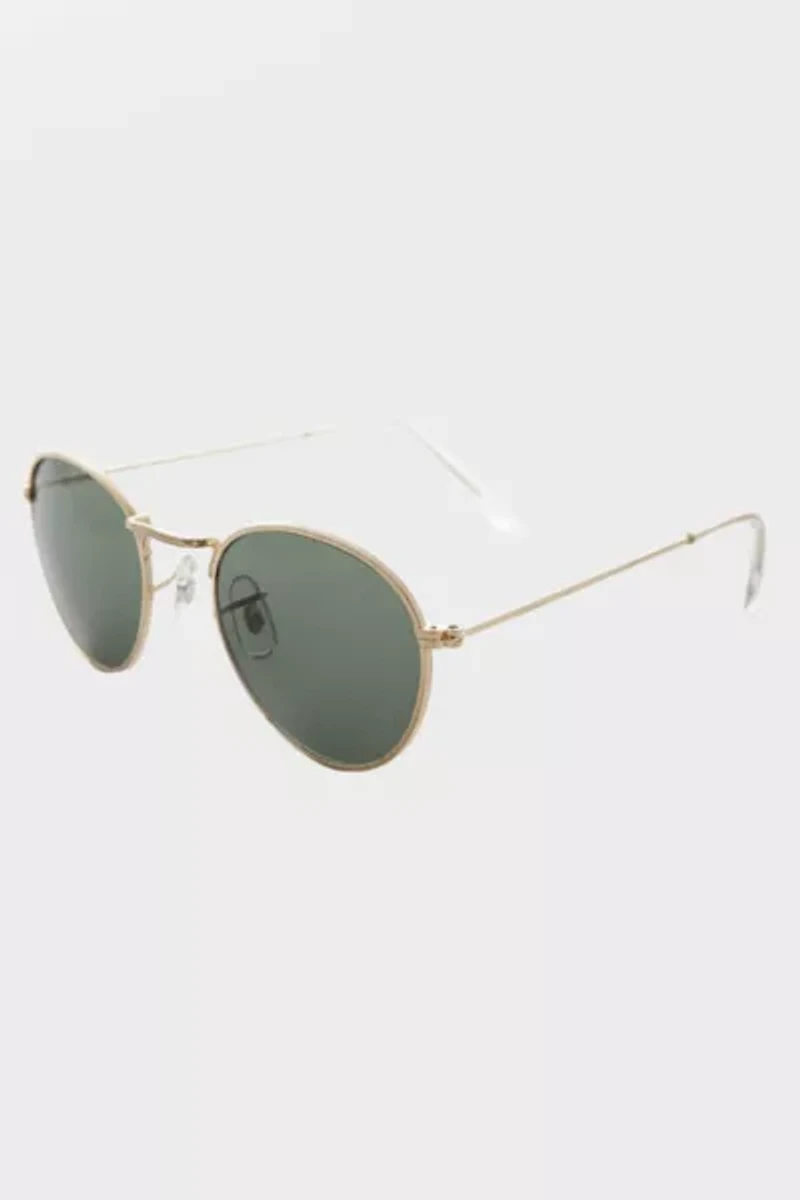 Vintage Julian Gold Round Sunglasses