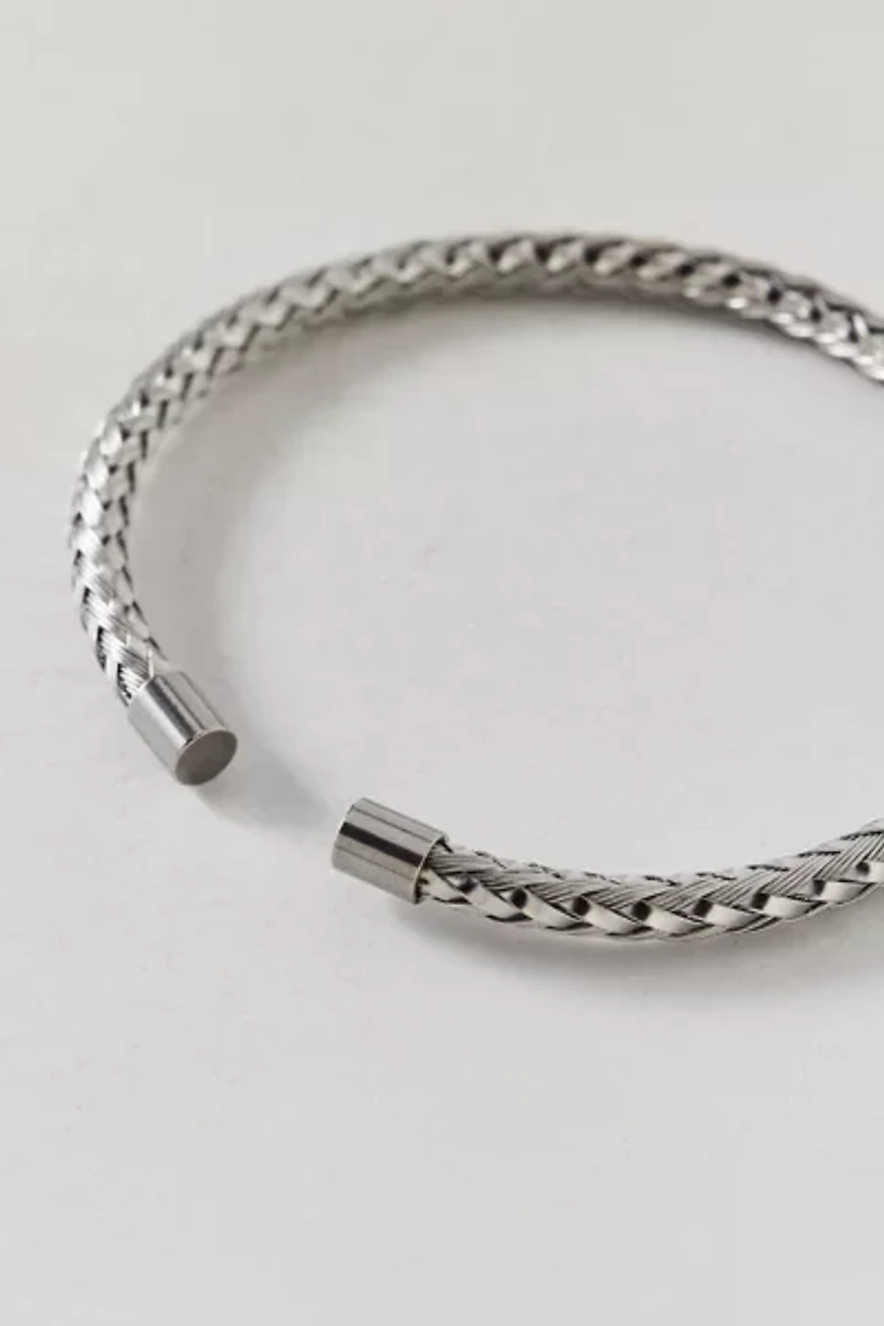 Stainless Steel Mesh Cuff Bracelet