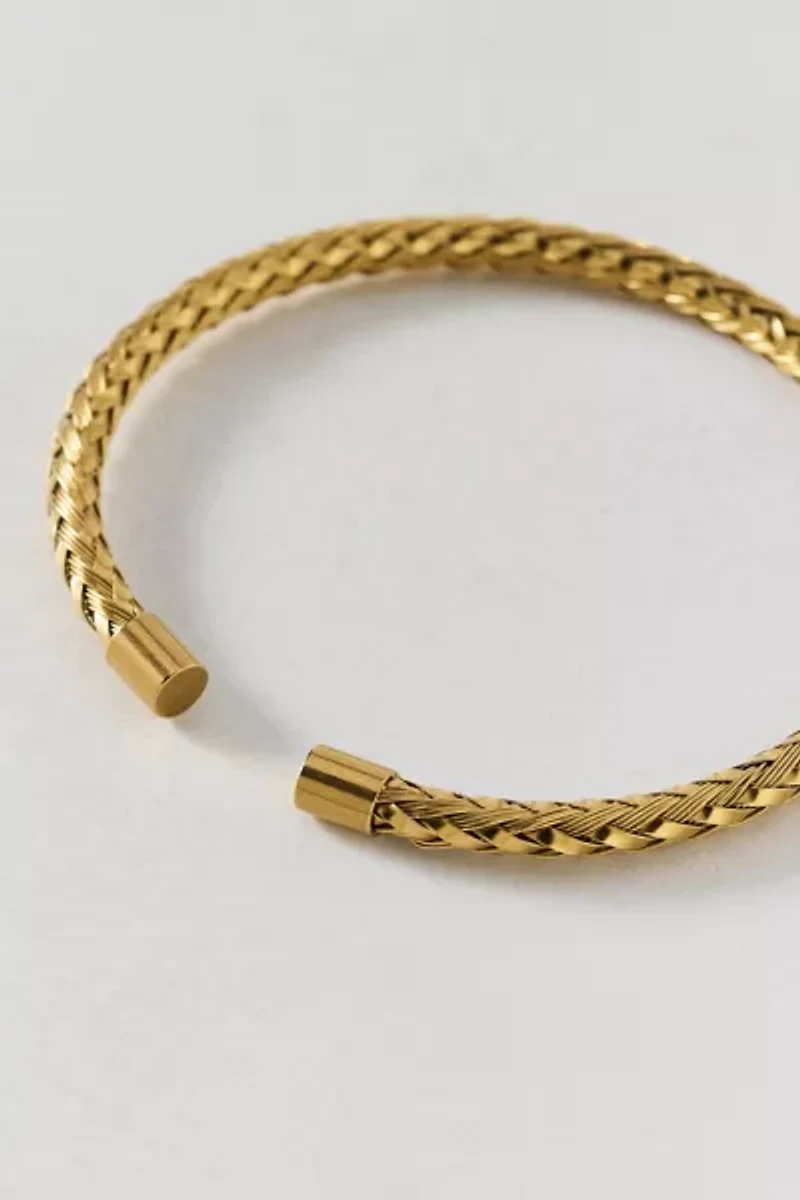 Stainless Steel Mesh Cuff Bracelet