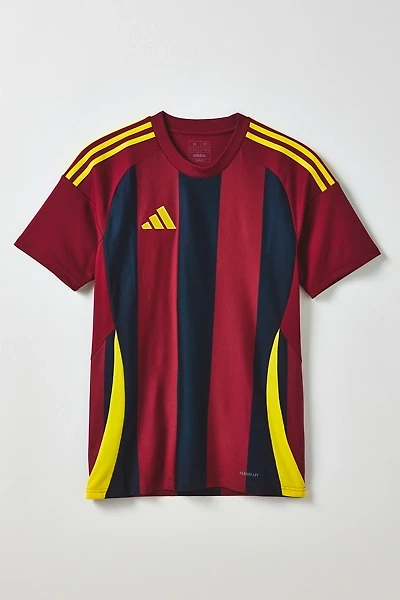 adidas 24 Striped Jersey Tee