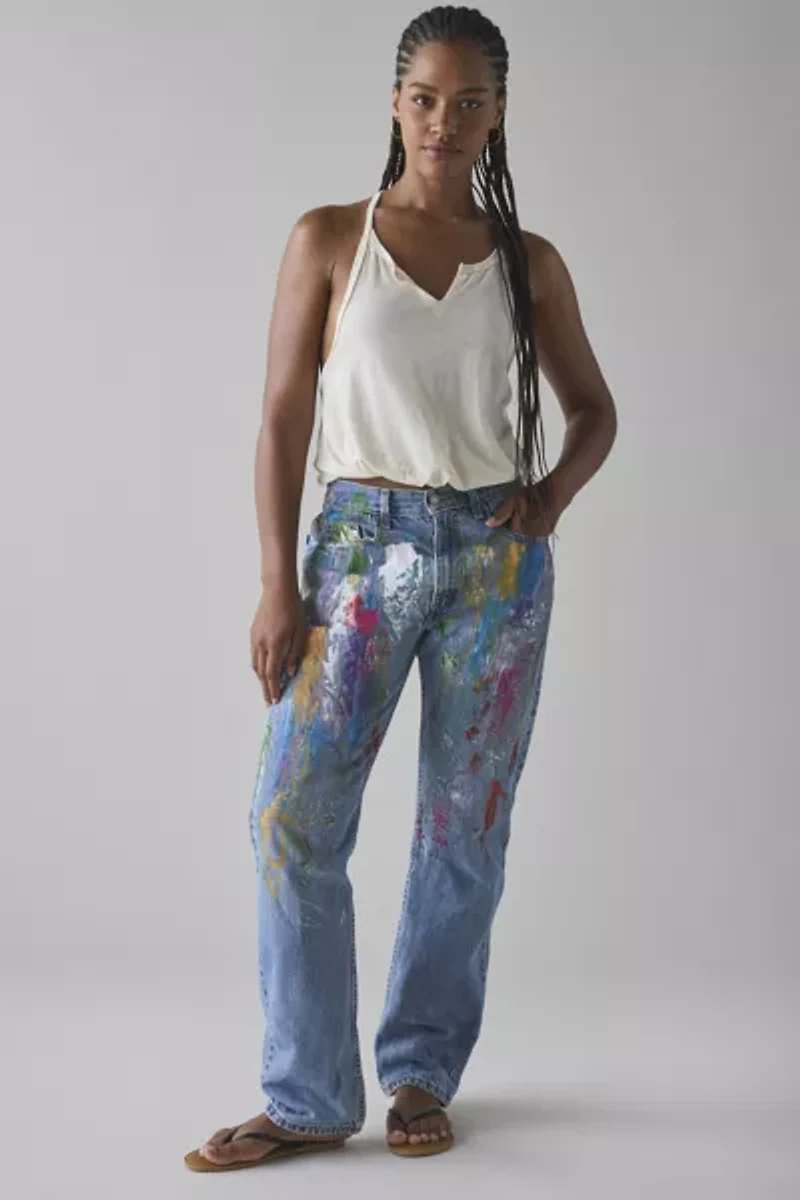 ReMADE by UO Paint Splatter Loose Levi’s® Jean