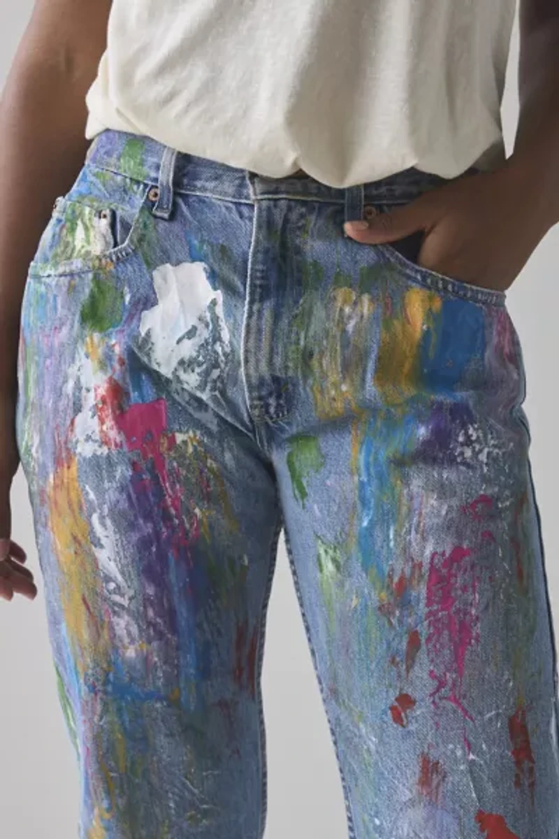 ReMADE by UO Paint Splatter Loose Levi’s® Jean