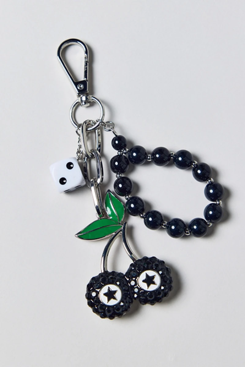 Lucky Gem Cherry Keychain