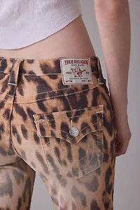 True Religion Becca Big T Flap Low-Rise Bootcut Jeans