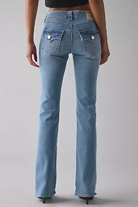 True Religion Becca Big T Flap Low-Rise Bootcut Jean