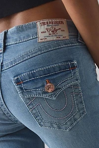 True Religion Becca Big T Flap Low-Rise Bootcut Jean