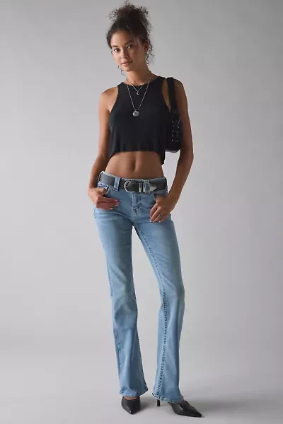 True Religion Becca Big T Flap Low-Rise Bootcut Jean