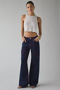 True Religion Bobbi Big T Flap Carpenter Jean