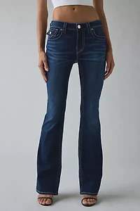 True Religion Becca Mid-Rise Flap Bootcut Jean