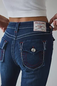 True Religion Becca Mid-Rise Flap Bootcut Jean