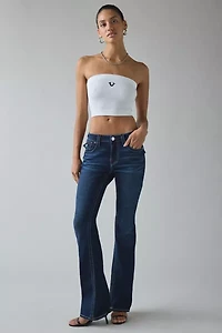 True Religion Becca Mid-Rise Flap Bootcut Jean