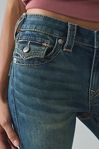 True Religion Becca Mid-Rise Flap Bootcut Jean