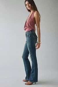True Religion Becca Mid-Rise Flap Bootcut Jean