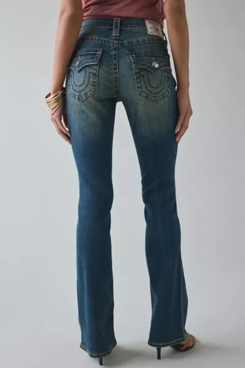 True Religion Becca Mid-Rise Flap Bootcut Jean