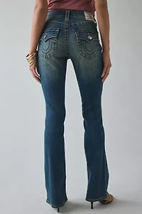 True Religion Becca Mid-Rise Flap Bootcut Jean