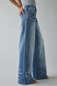 True Religion Bobbi Big T Low-Rise Baggy Jean