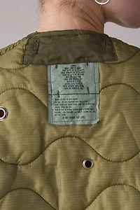 Sloppy Seconds Grommet Studded Liner Military Jacket