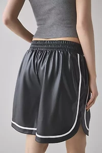 BDG Star Player Faux Leather Athletic Short