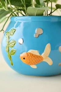 Fishbowl Ceramic Planter