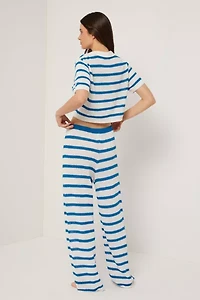 Onia Linen Knit Drawstring Pant