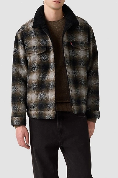 Levi’s® Plaid Relaxed Fit Trucker Jacket