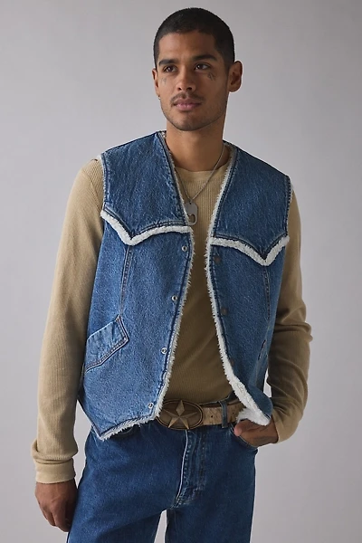 Levi's® Western Fleece Lined Denim Vest