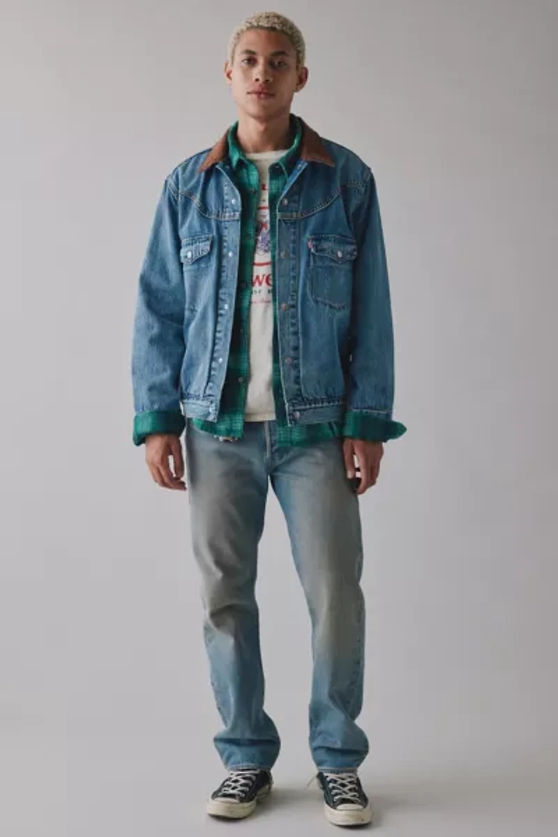 Levi's® Western Shorthorn Denim Trucker Jacket
