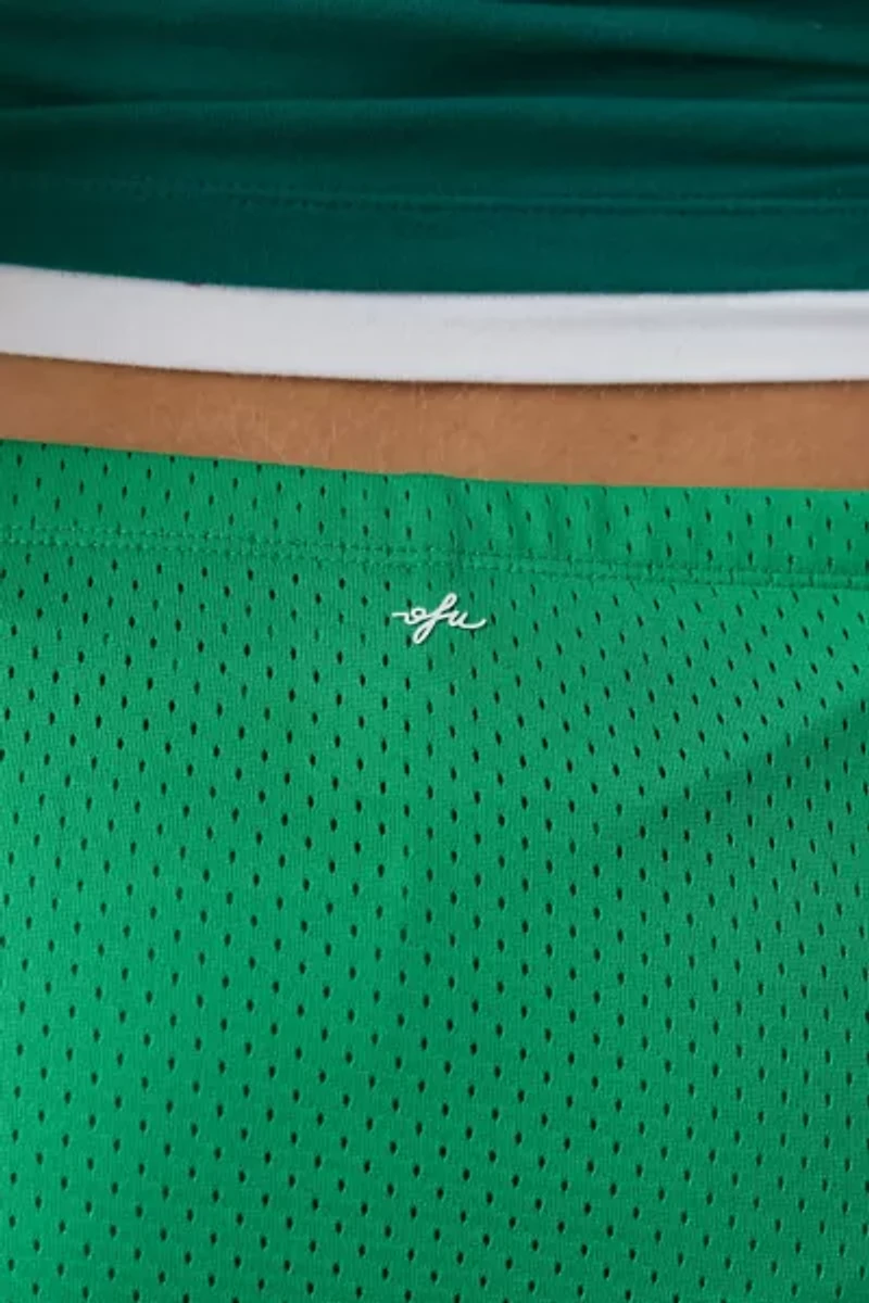 Out From Under Bec Basketball Mesh Low-Rise Micro Mini Skort