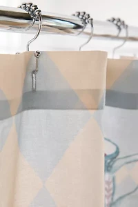 Girl Brunch Patterned Shower Curtain