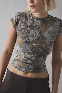 BDG Camo Graphic Short Sleeve Spill The Tee