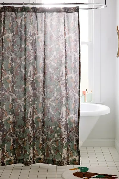 Camo Patterned Shower Curtain