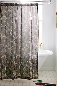 Camo Patterned Shower Curtain