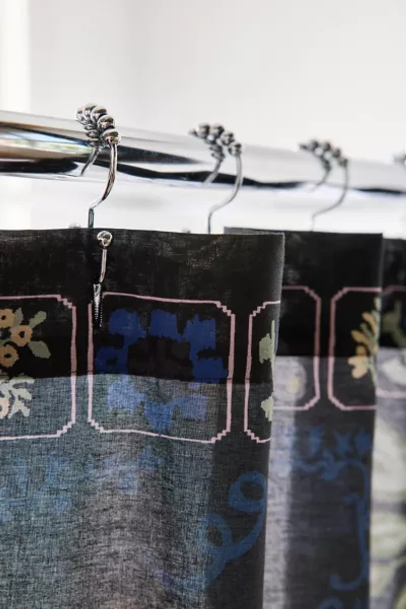 Raya Icon Patterned Shower Curtain