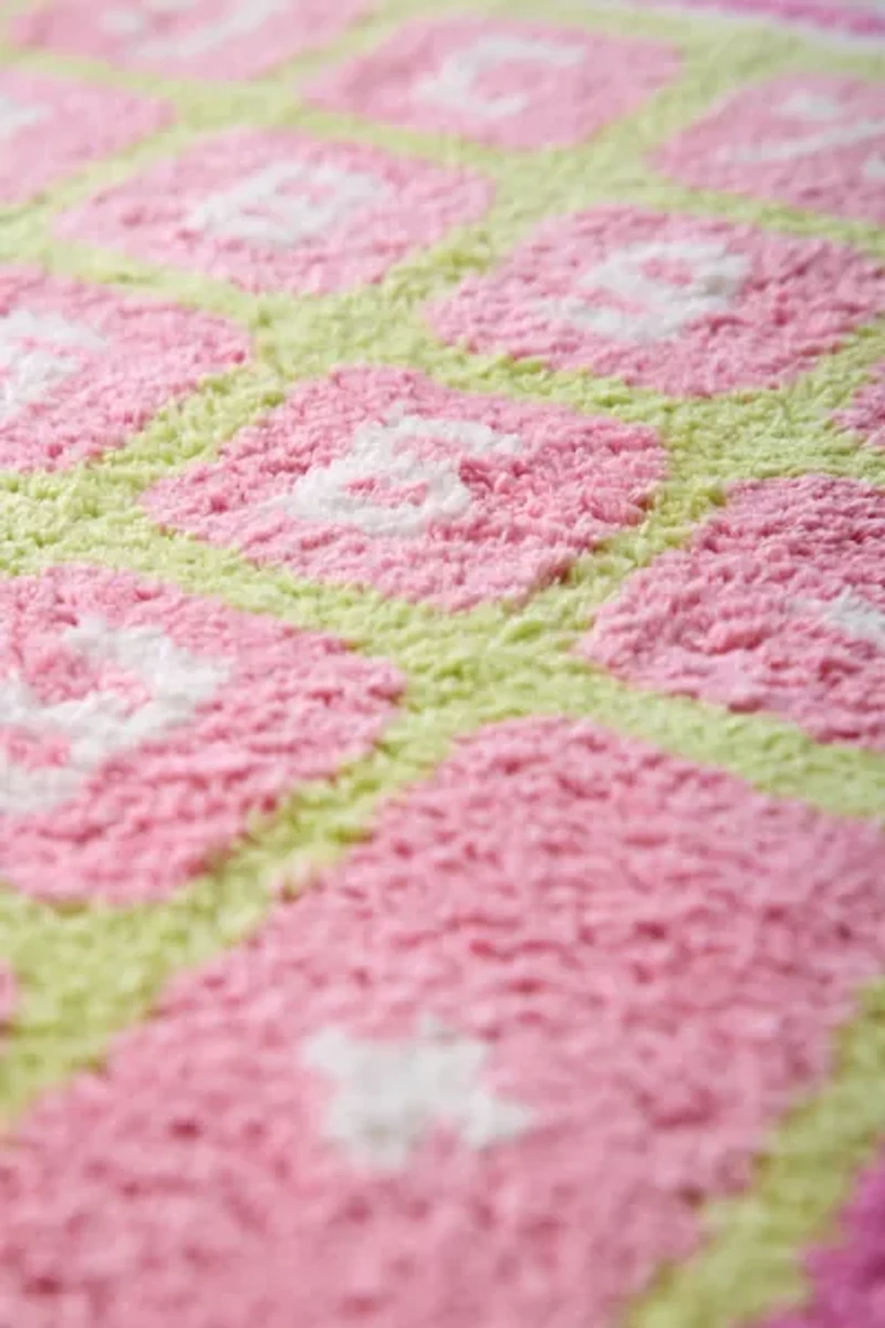 Girl Math Plush Tufted Bath Mat
