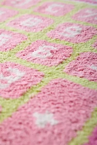 Girl Math Plush Tufted Bath Mat