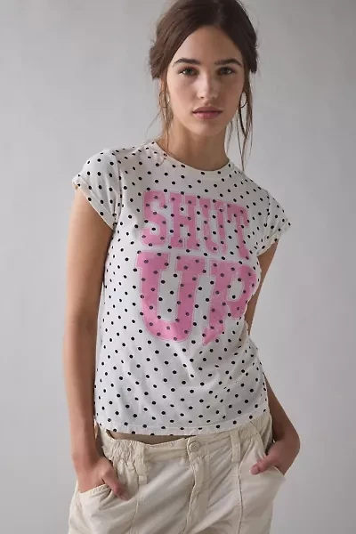 BDG Shut Up Graphic Short Sleeve Spill The Tee