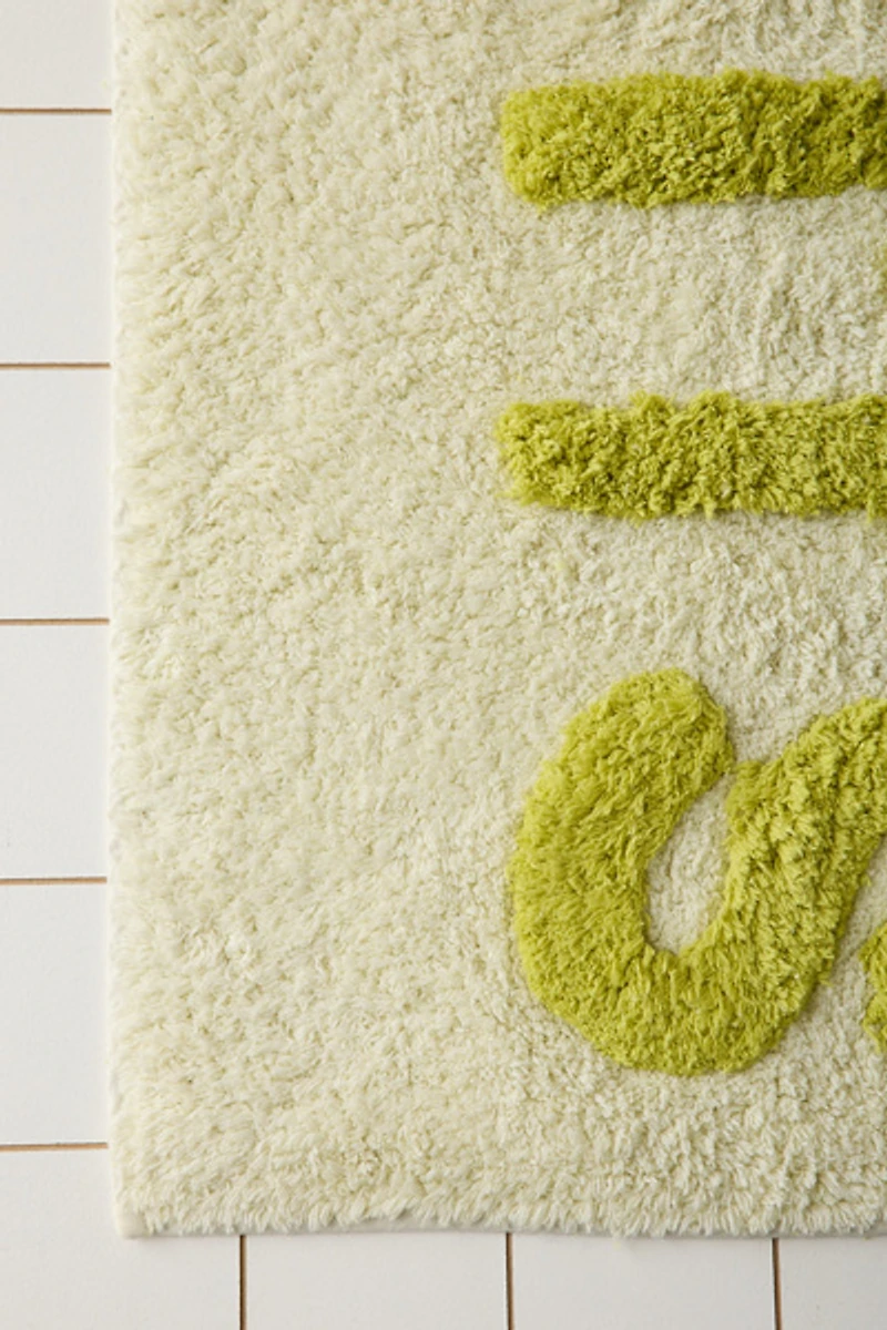 Nice Tits Plush Tufted Bath Mat