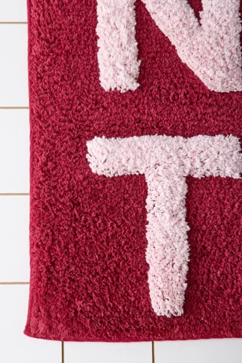 Nice Tits Plush Tufted Bath Mat