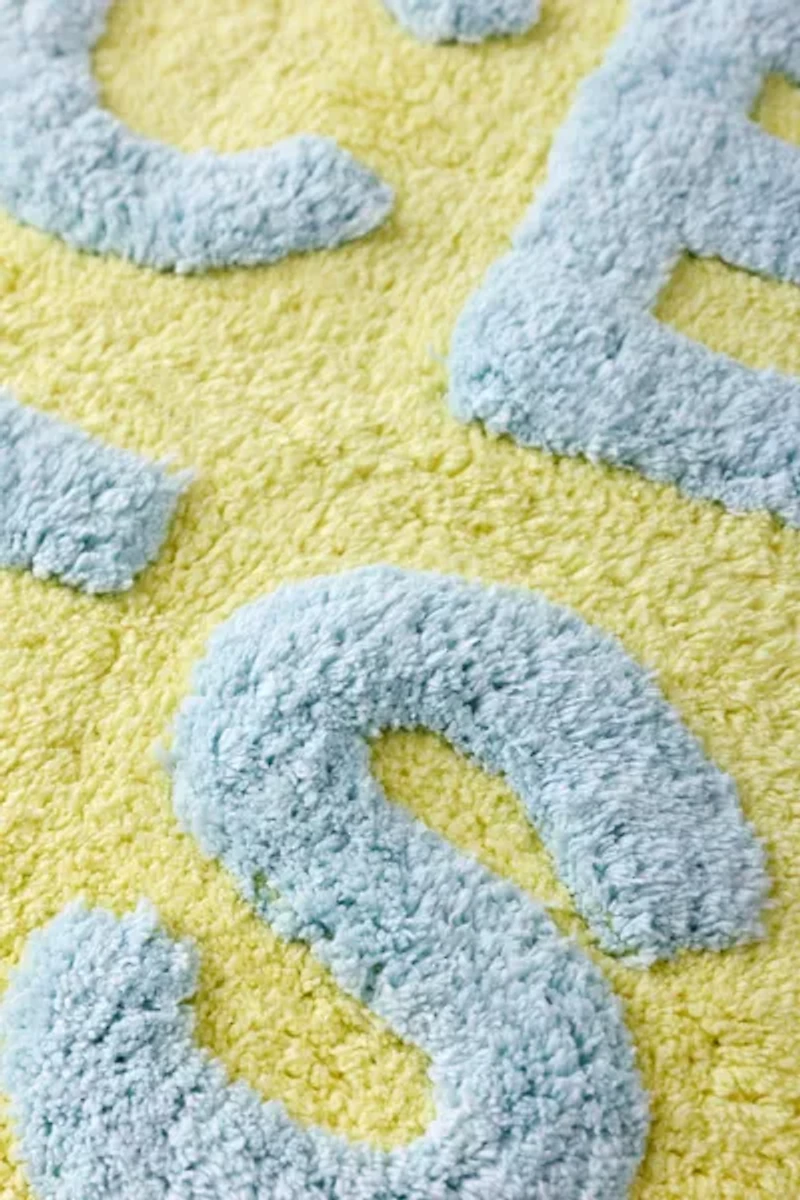 Nice Tits Plush Tufted Bath Mat
