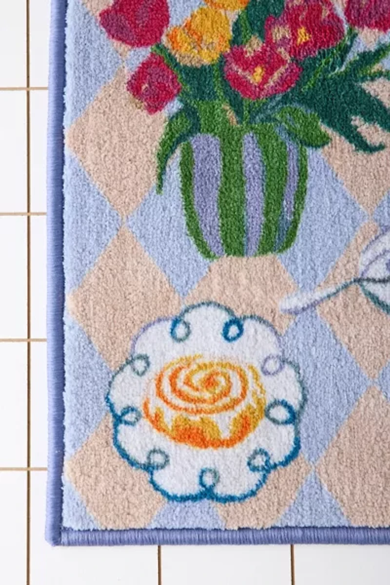 Girl Brunch Printed Bath Mat
