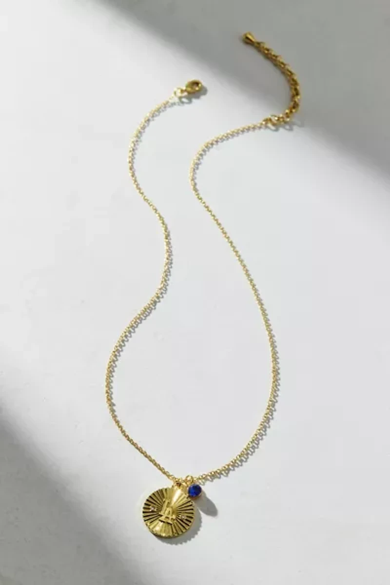 Luv Aj MLB Los Angeles Dodgers Spiral Charm Necklace
