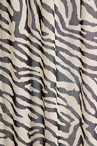 Darcie Zebra Patterned Window Panel