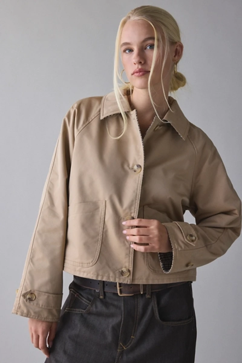 Levi’s® Reversible Cropped Trench Coat
