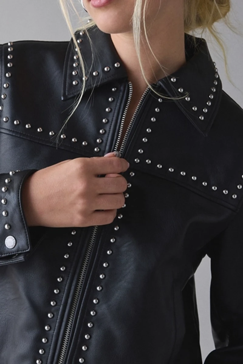 Levi’s® Studded Faux Leather Jacket
